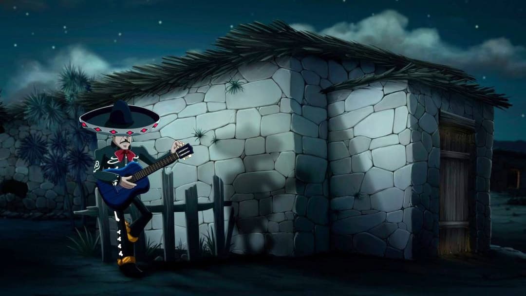 The Legend of the Black Charro backdrop 8