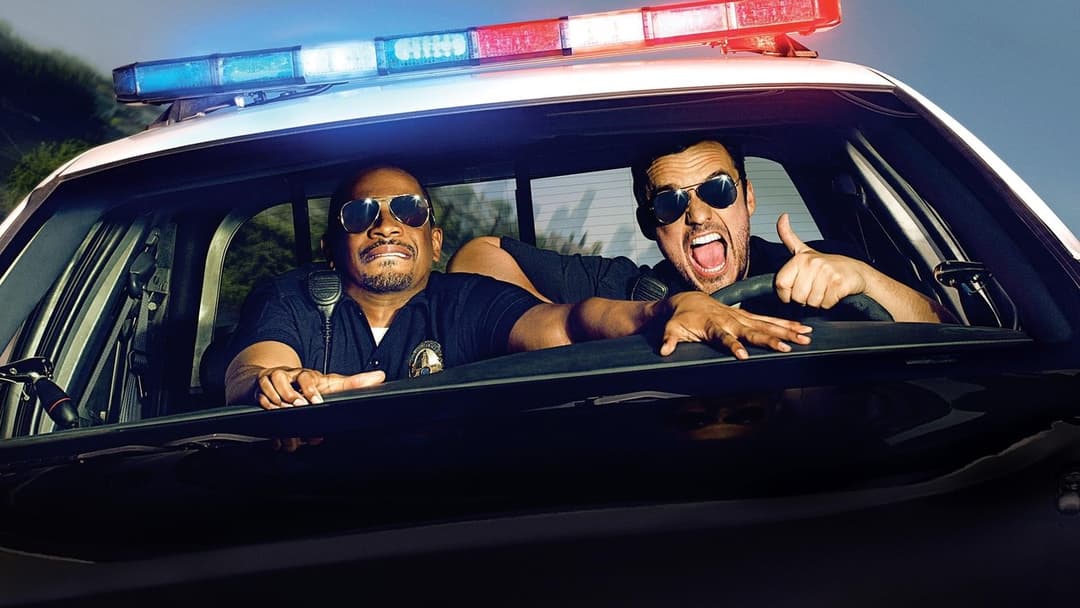 Let's be Cops - Die Party Bullen backdrop 2