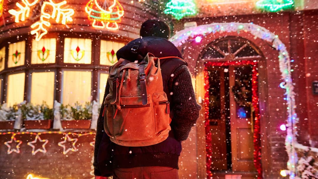 Weihnachten bei dir oder bei mir? backdrop 3