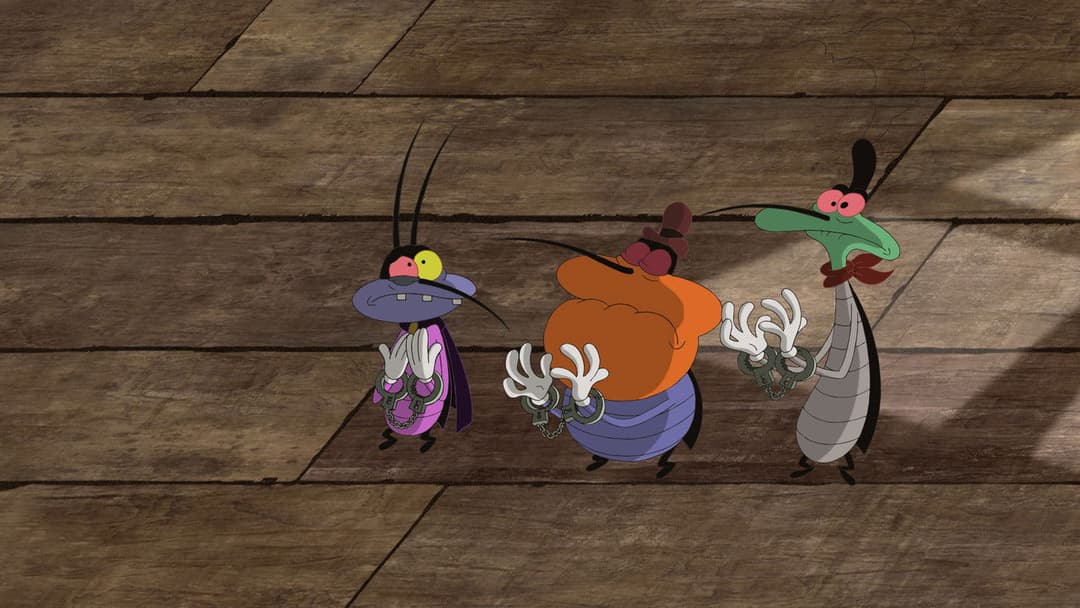 Оґґі та кукарачі backdrop 10