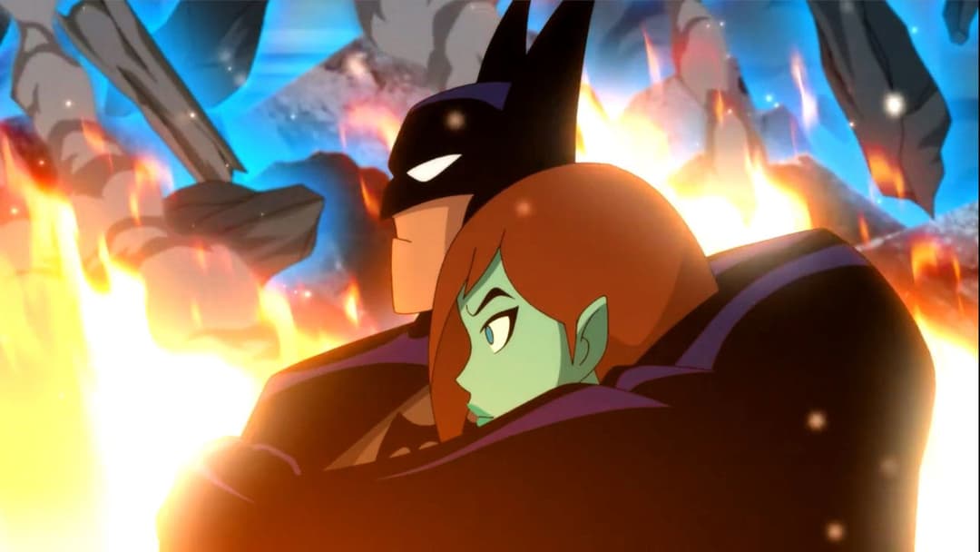 Justice League vs. the Fatal Five backdrop 10