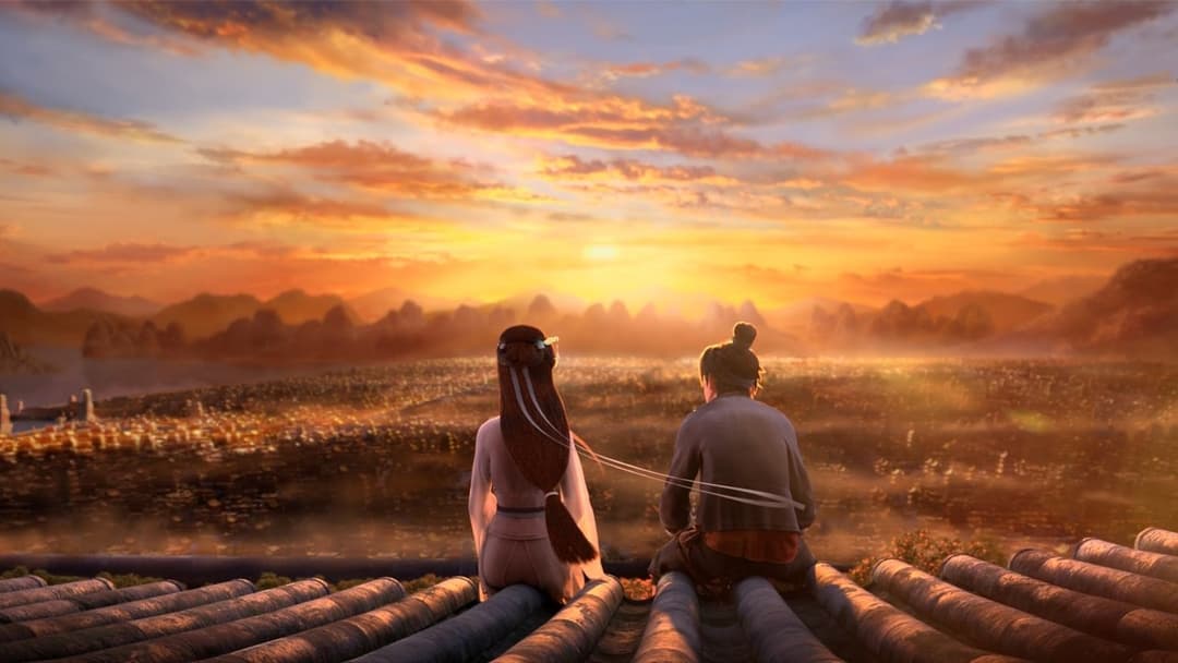 White Snake backdrop 8