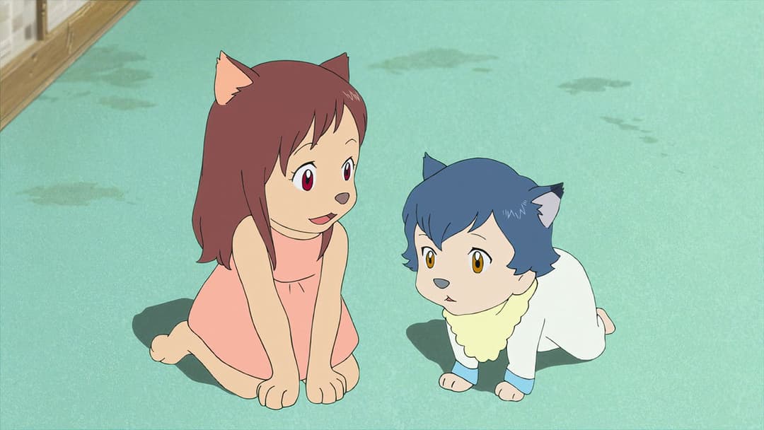 Wolf Children backdrop 4