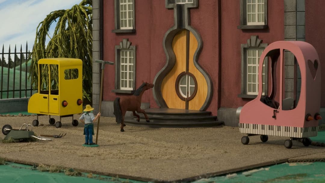 Panique au village backdrop 9