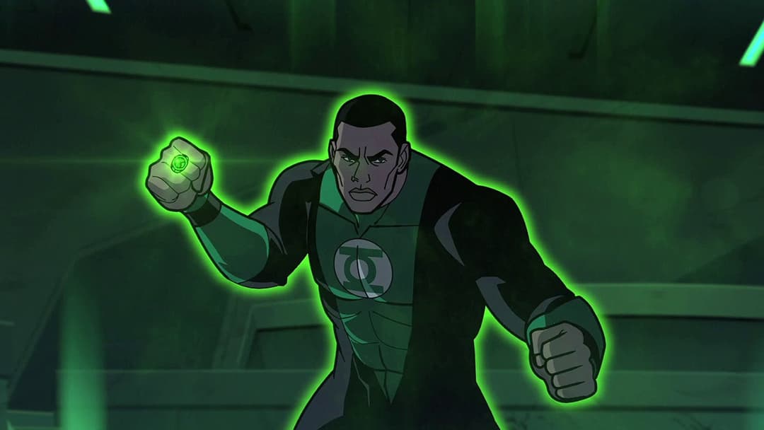 Green Lantern: Beware My Power backdrop 2