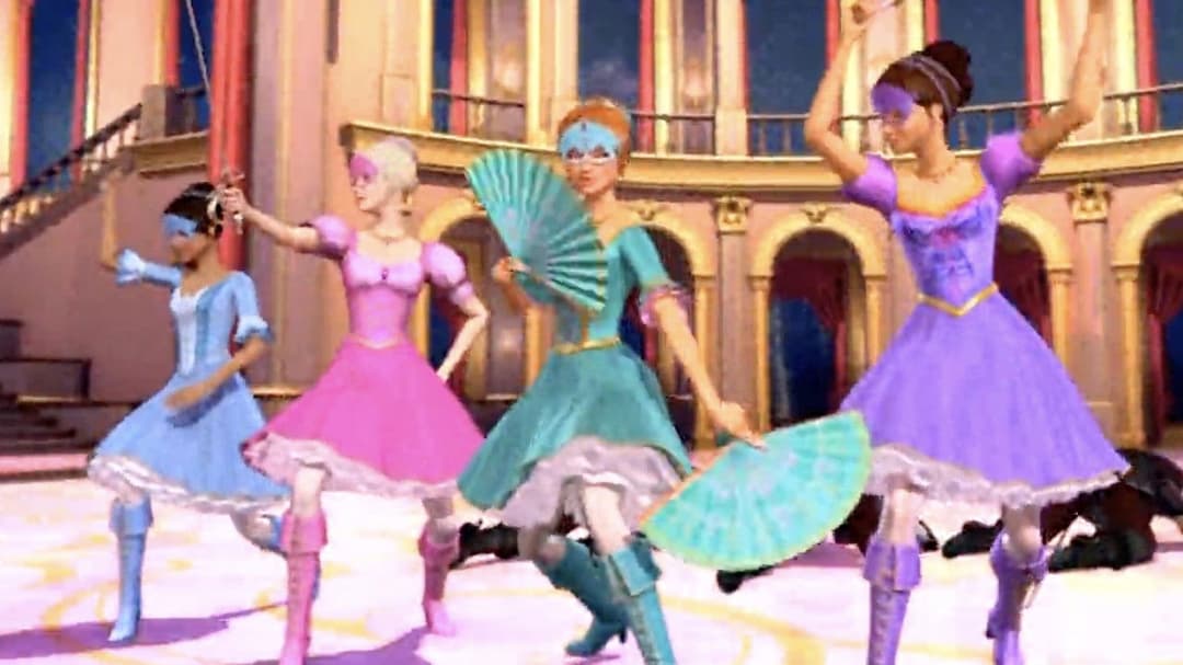 Barbie and the Three Musketeers backdrop 10