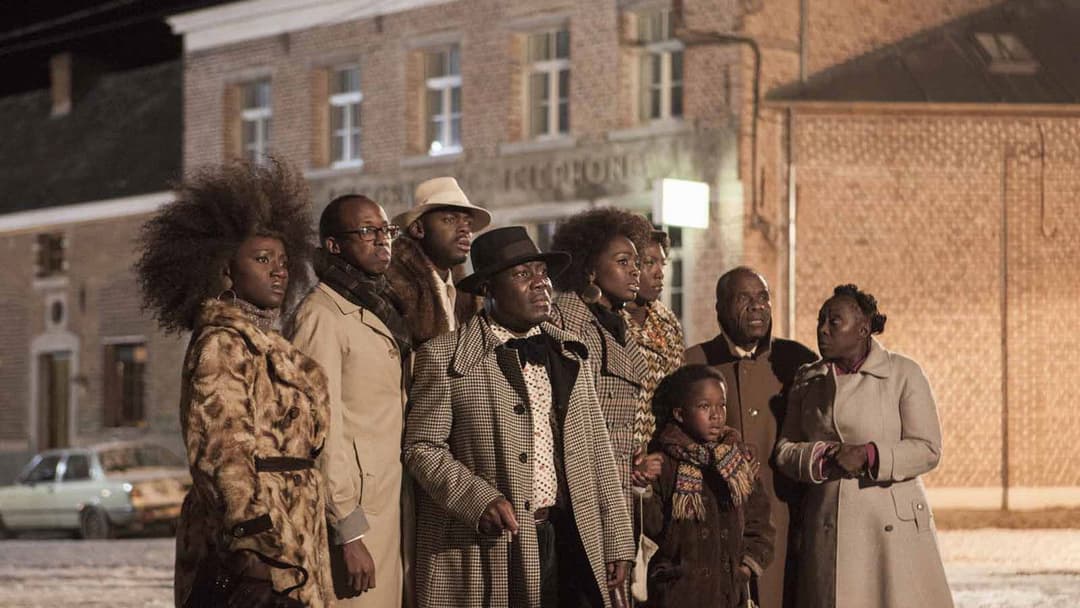 Ein Dorf sieht schwarz backdrop 7