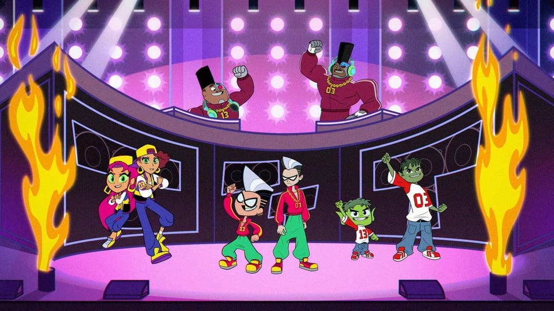 Teen Titans Go! vs. Teen Titans backdrop 9