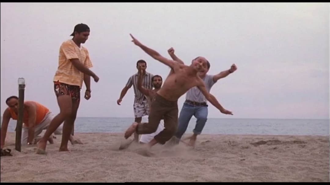 Tre uomini e una gamba backdrop 4