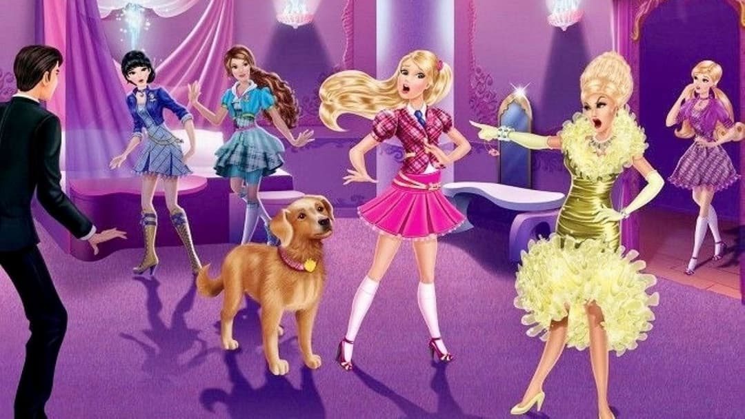 Barbie: Princess Charm School backdrop 13