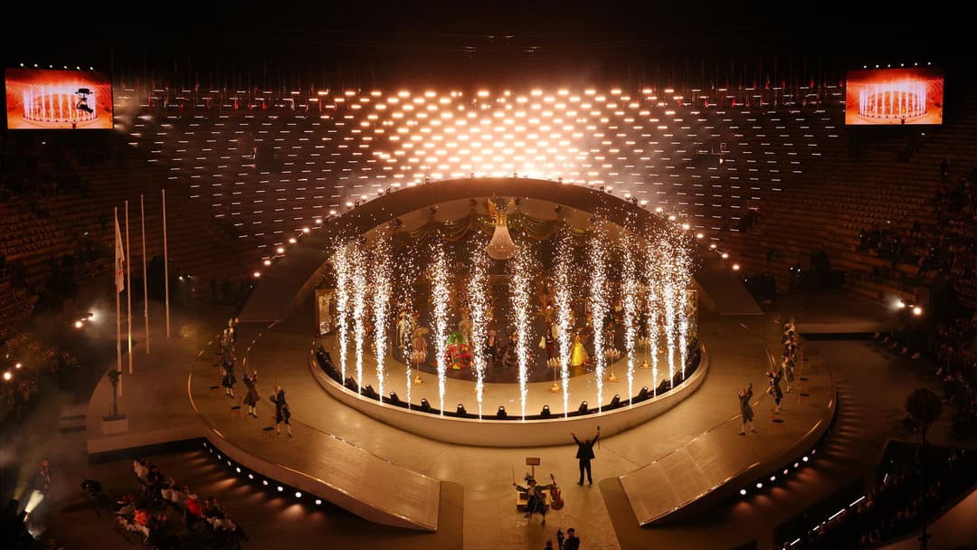 Milano Cortina 2026 Olympic Closing Ceremony: Beauty in Action backdrop 2