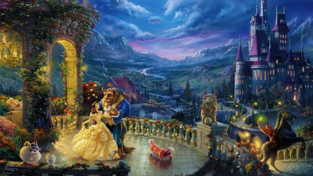 Красуня і Чудовисько backdrop 17