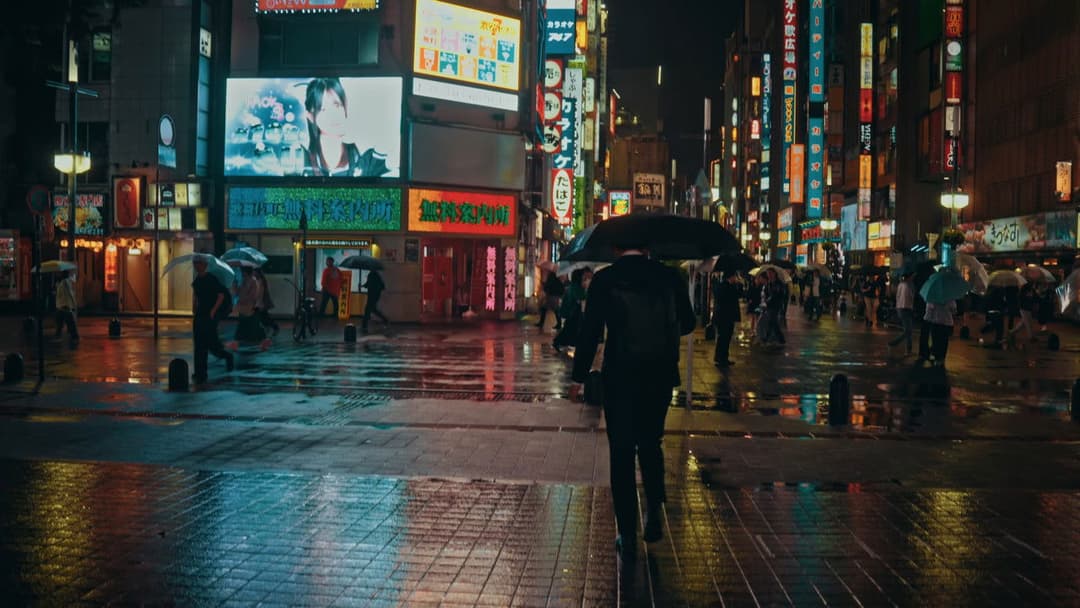 Streets of Japan backdrop 1