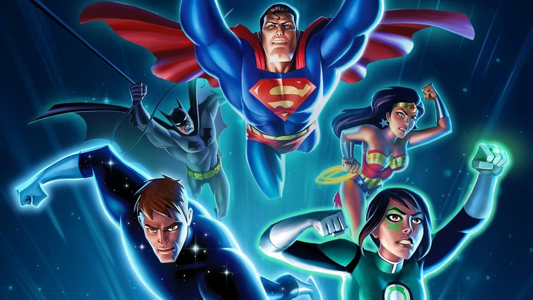 Justice League vs. the Fatal Five backdrop 2