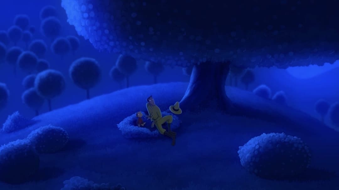 Curious George backdrop 1