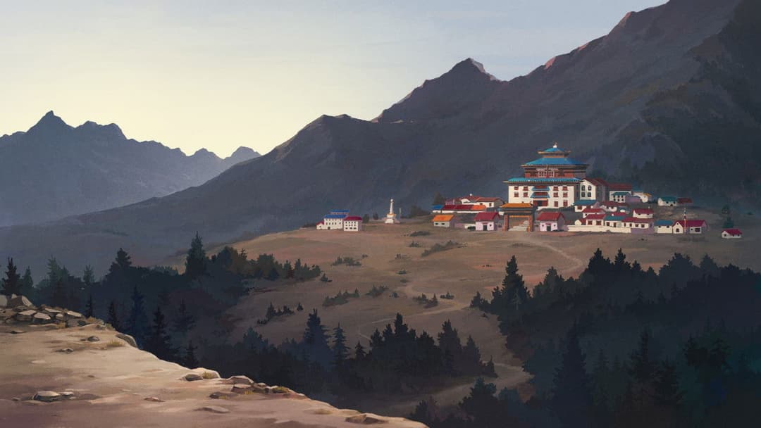 The Summit of the Gods backdrop 5