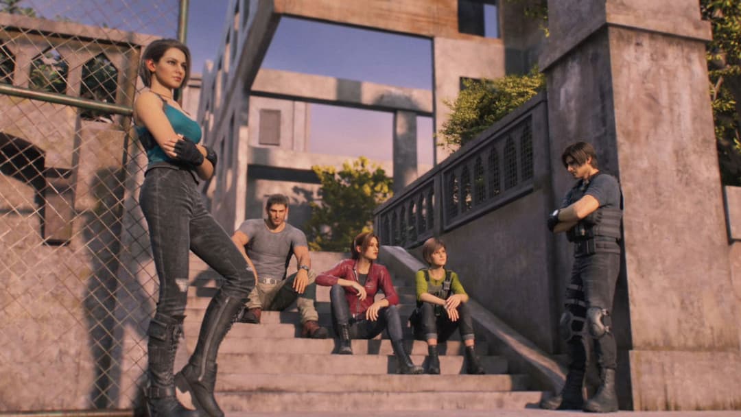 Оселя зла: Острів смерті backdrop 17