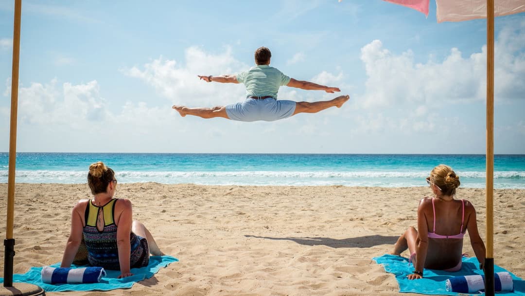 Barb & Star Go to Vista Del Mar backdrop 4