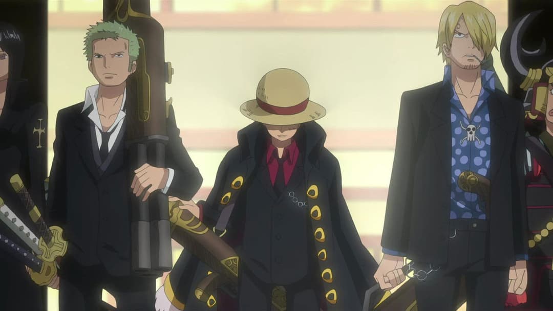 One Piece Film: Strong World backdrop 6