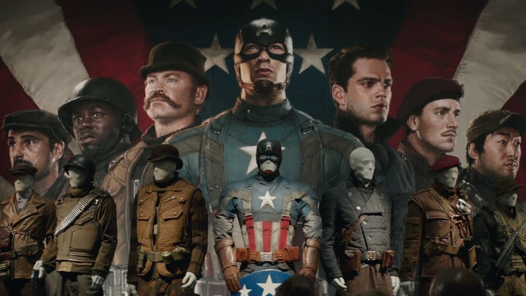 Перший месник: Друга вiйна backdrop 12