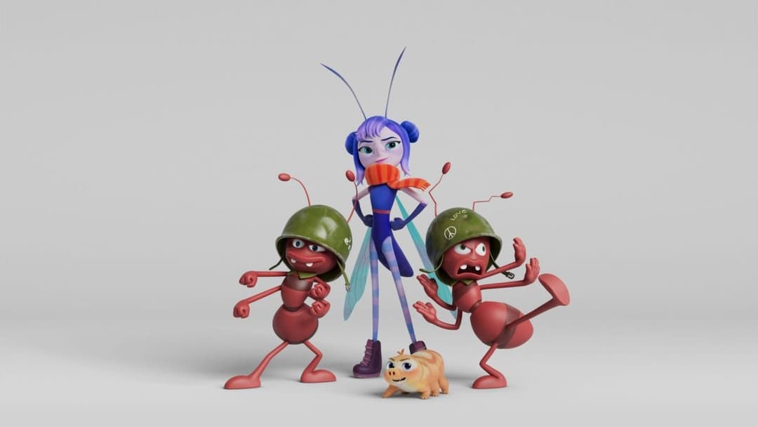 Arnie & Barney backdrop 3