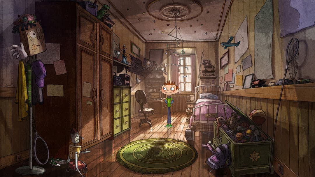 The Suicide Shop backdrop 1