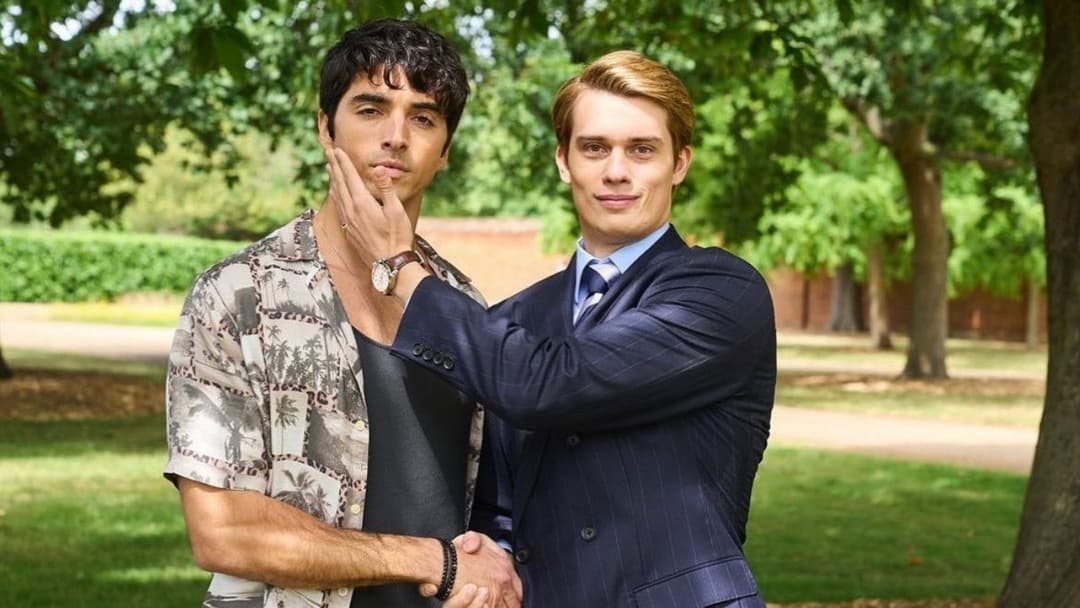 Червоний, білий та королівський синій backdrop 18