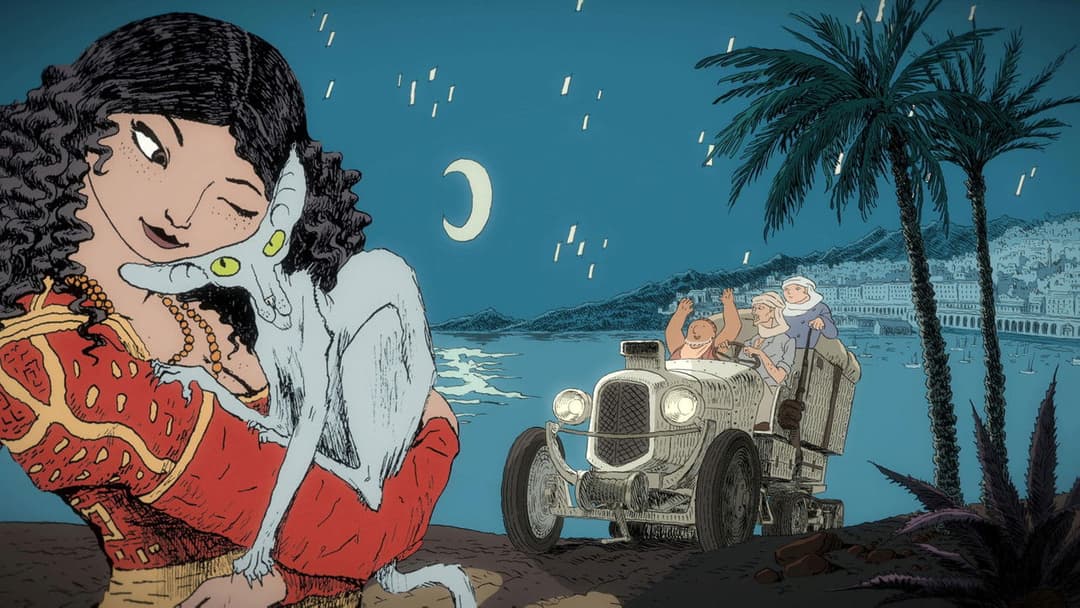 The Rabbi's Cat backdrop 2