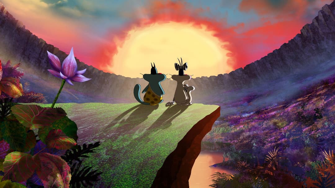 Оґґі та кукарачі backdrop 7