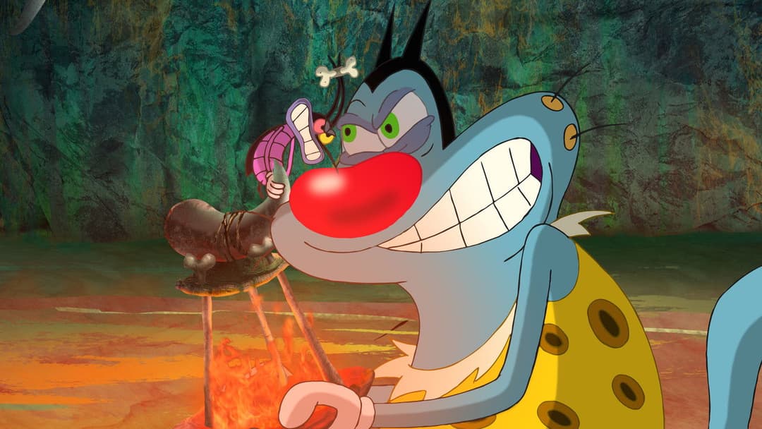 Оґґі та кукарачі backdrop 15