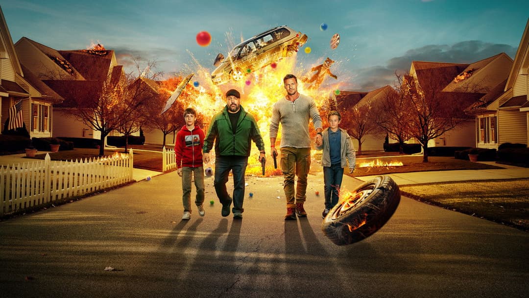 Playdate - Die Action-Dads backdrop 7