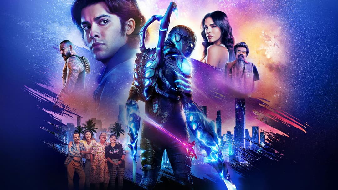 Blue Beetle backdrop 4