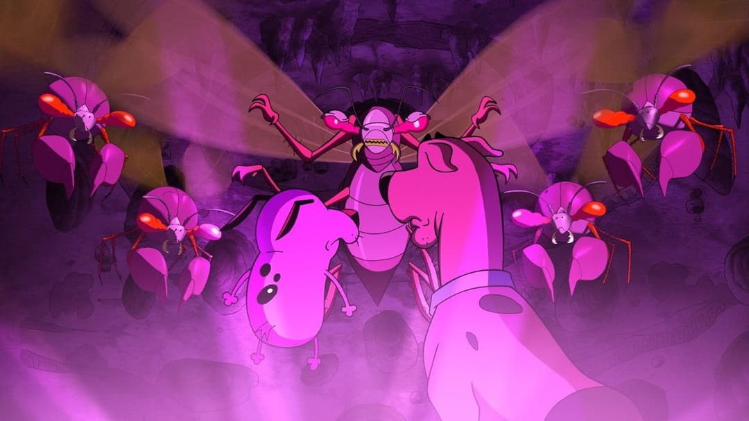 Прямо з Ніде: Скубі-Ду зустрічає Куража, полохливого собаку backdrop 9