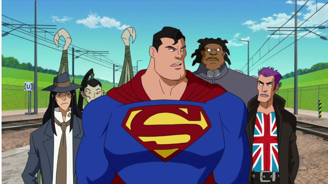 Superman vs. The Elite backdrop 8