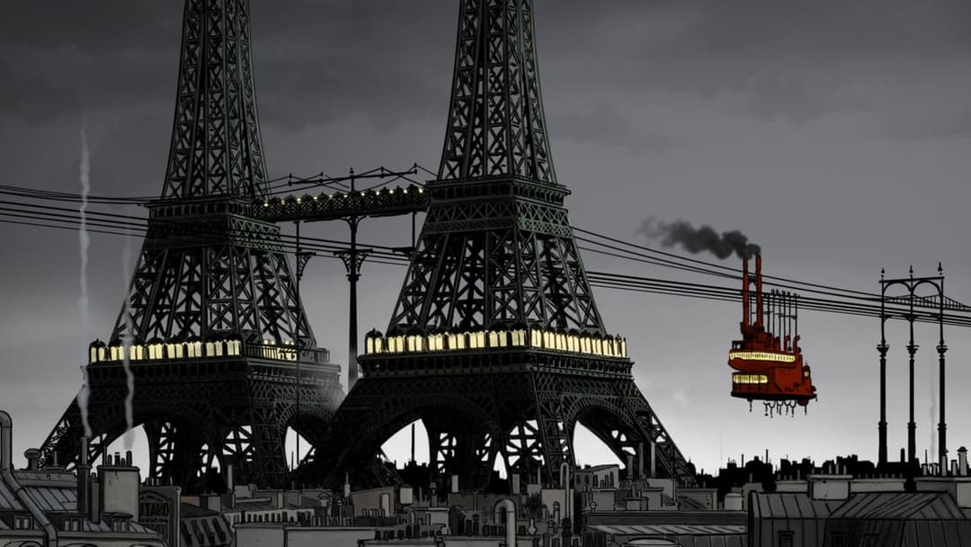 Avril et le monde truqué backdrop 8