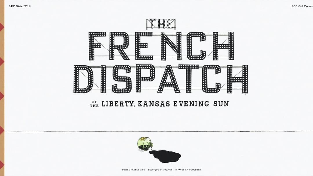 The French Dispatch of the Liberty, Kansas Evening Sun backdrop 19