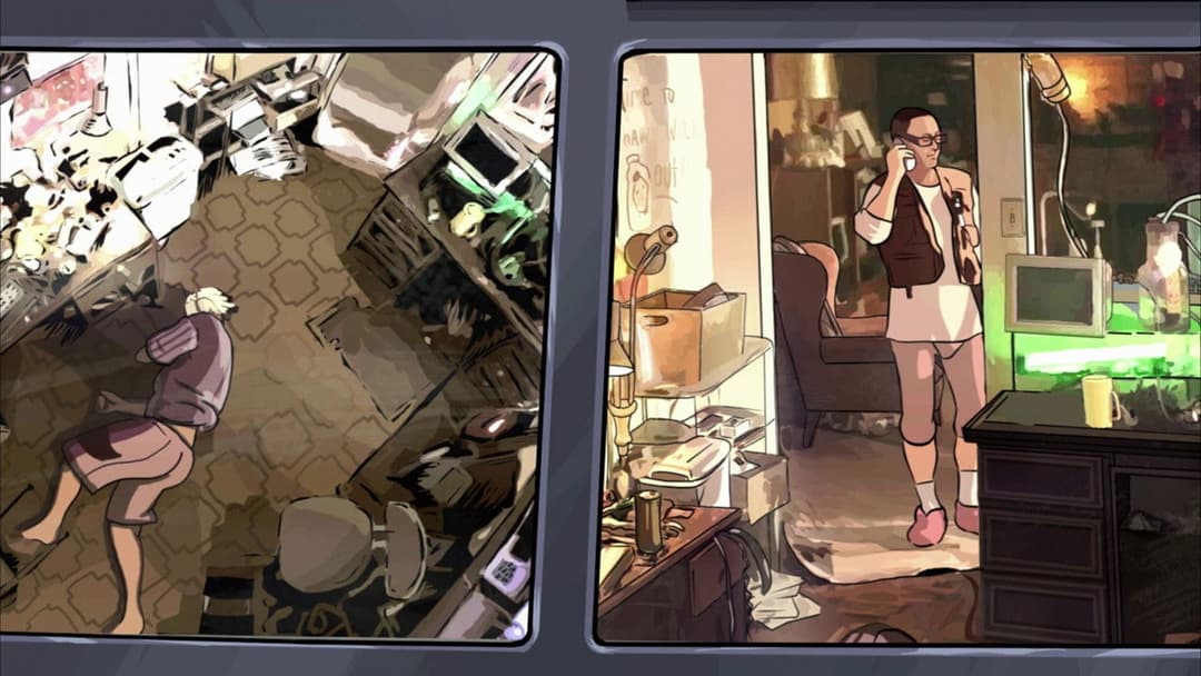 A Scanner Darkly backdrop 13