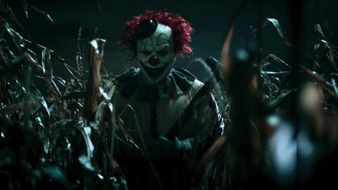 Clown in a Cornfield backdrop 6