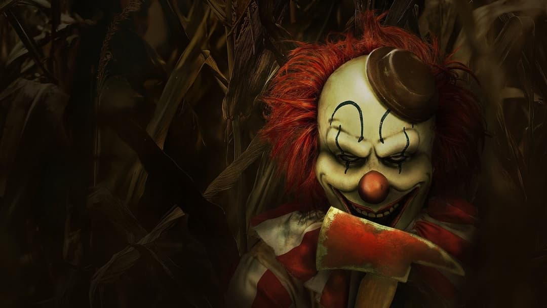 Clown in a Cornfield backdrop 2