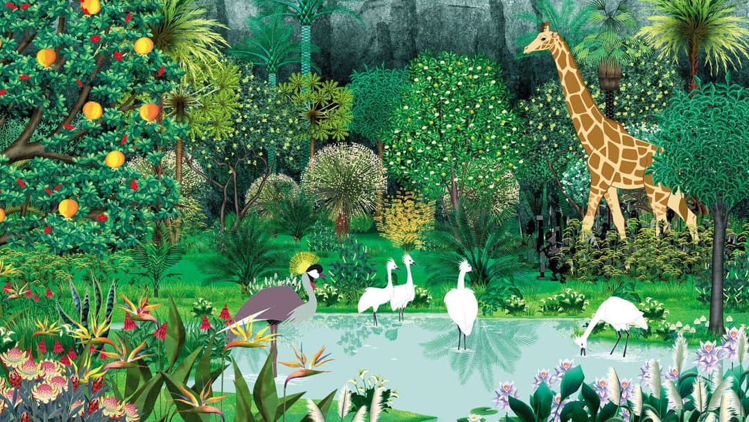 Kiriku und die wilden Tiere backdrop 5