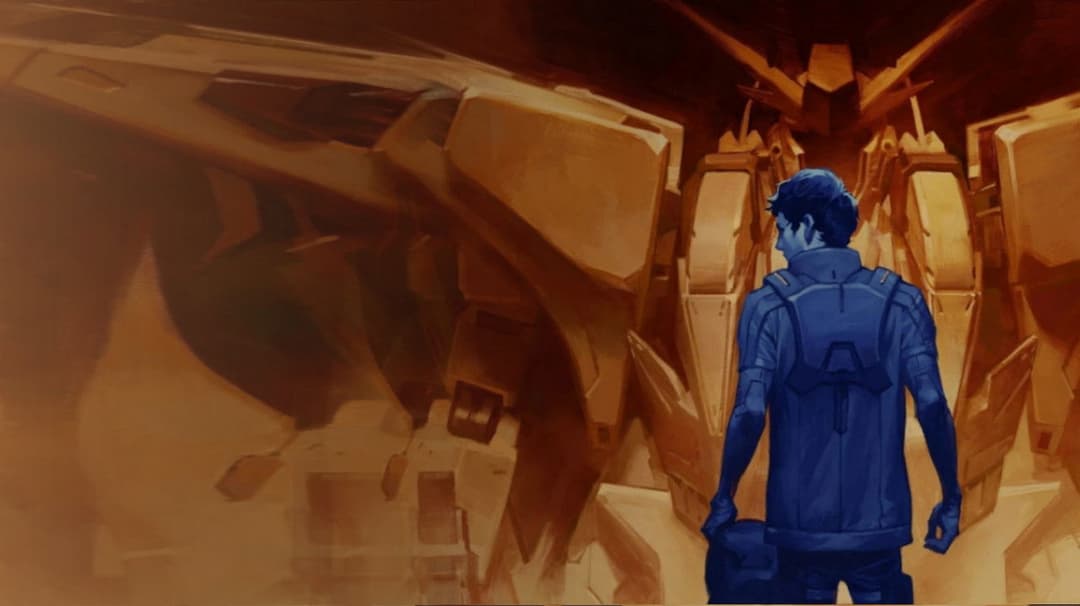 Mobile Suit Gundam Hathaway backdrop 11