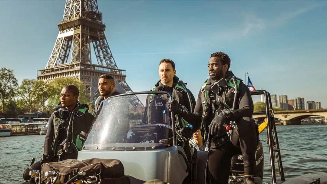 Under Paris backdrop 8