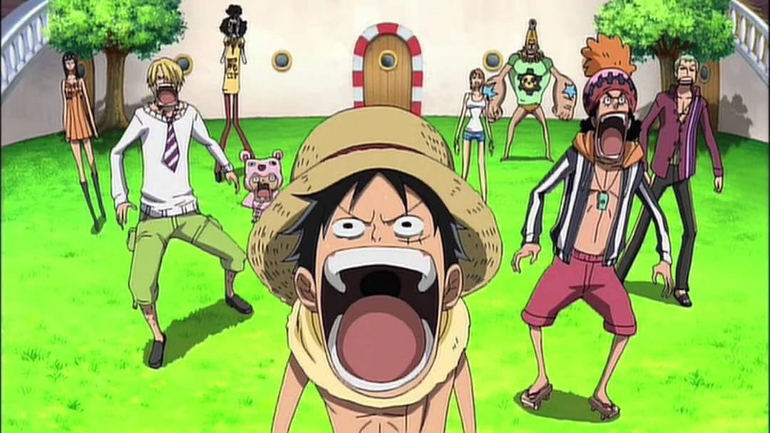 One Piece Film: Strong World backdrop 3