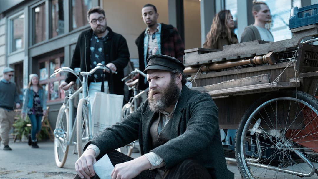 An American Pickle backdrop 6