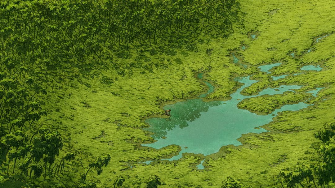 Die rote Schildkröte backdrop 3