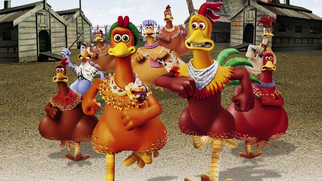 Chicken Run - Hennen rennen backdrop 10