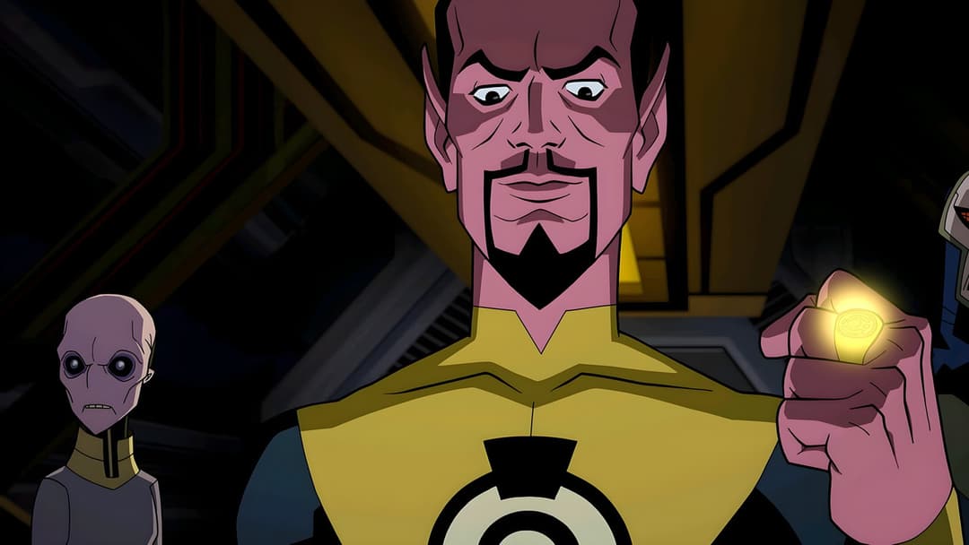 Green Lantern: Beware My Power backdrop 3