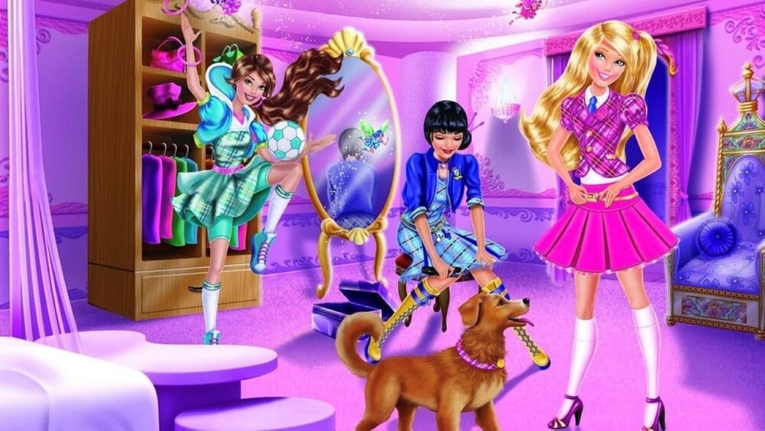 Barbie: Princess Charm School backdrop 6