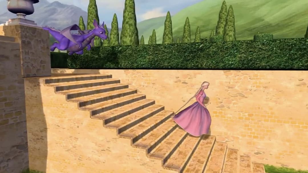 Барбі як Рапунцель backdrop 8