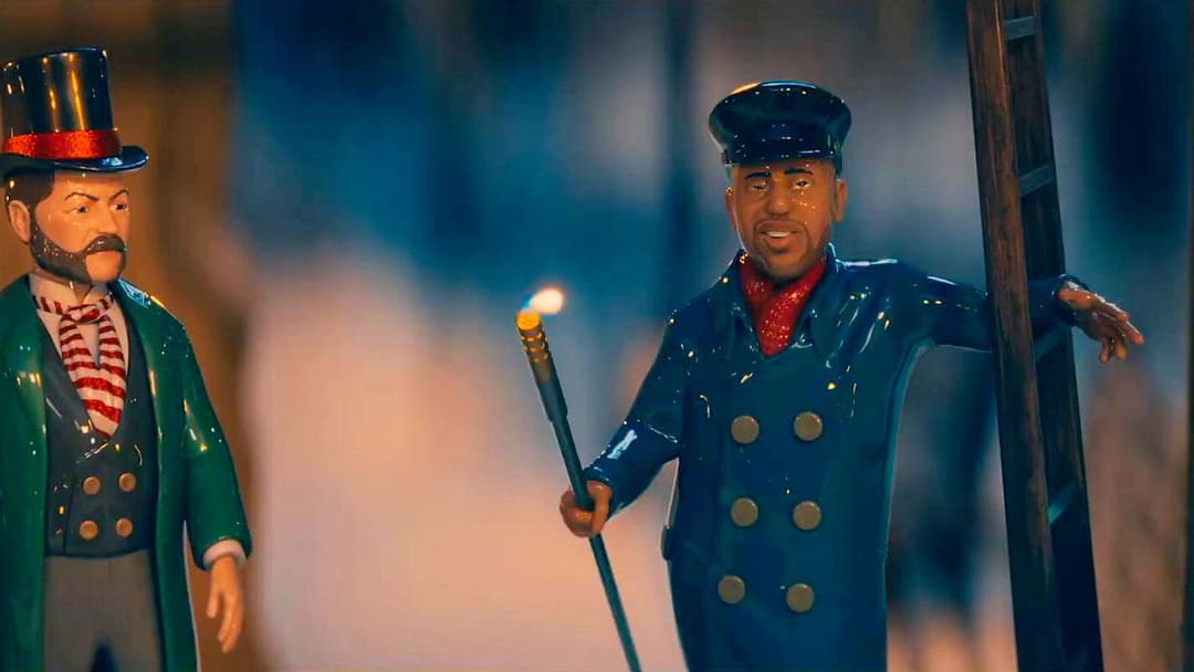 Candy Cane Lane backdrop 8